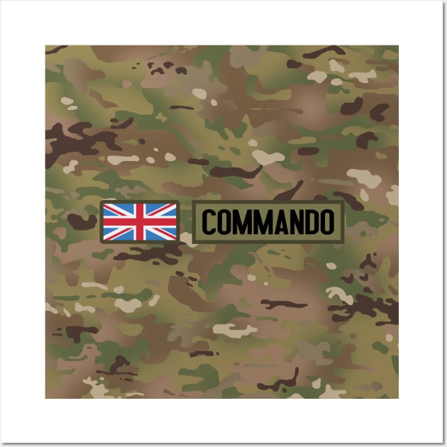 British Commando Wall Art by Jared S Davies